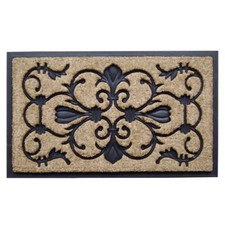 Outdoor Welcome Mat Dirtbuster Mat 18" x 30"- Majesty Coir Doormat -Accentuary