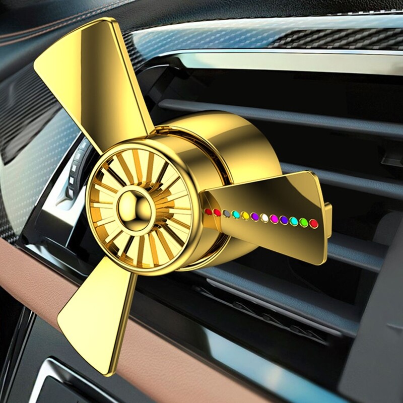 Propeller Car Air Fresheners Auto Fresheners Vent Clips With LED Light