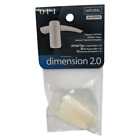100 x Opi Dimension 2.0 Natural Full Wall, Assorted 20 Nail Tips,2 of Each Size