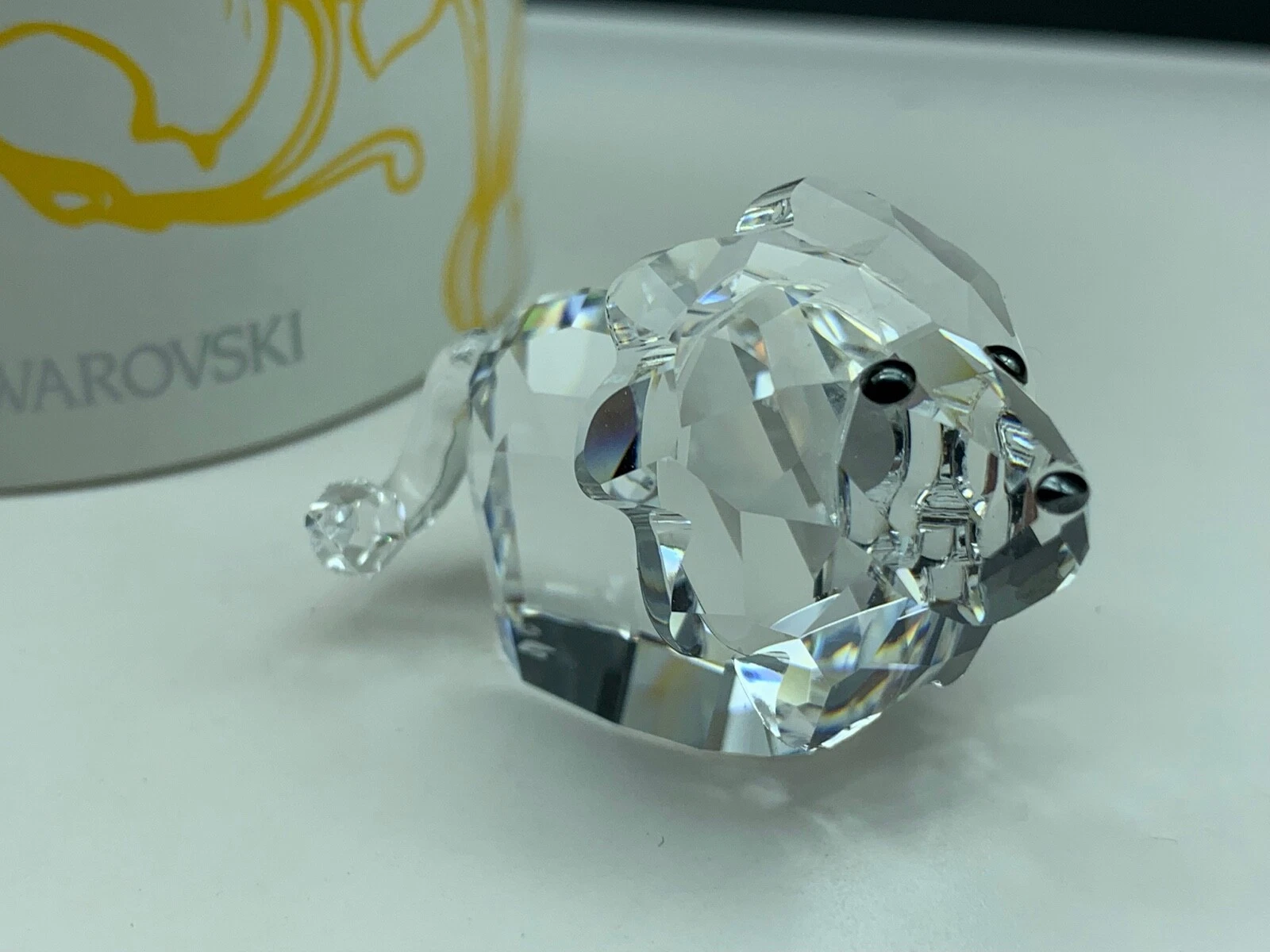 Figurine Swarovski 887731 Lion Lee Roy 5,5 cm avec emballage d'origine et certificat. Excellent état.