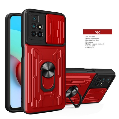 für Xiaomi POCO Handyhülle Mit Kartenslot Halterung KFZ Magnetisch Schutz Kamera - Picture 11 of 16