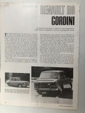 RenaultRT70 Article Road Test 1965 Renault R8 Gordini Feb 1965 5 page