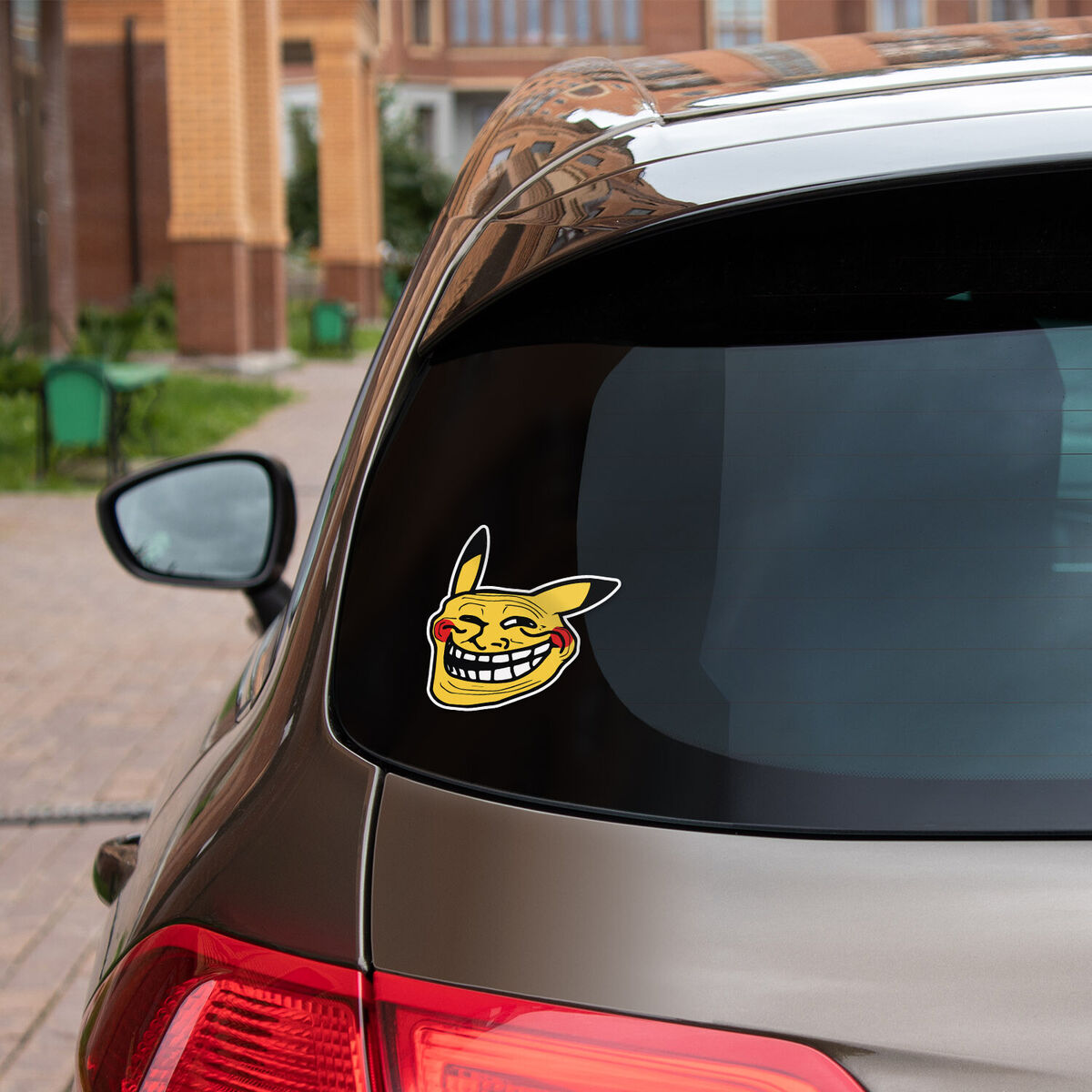 Internet Troll Face Meme - 6.0x4.8 - Vinyl Decal Sticker