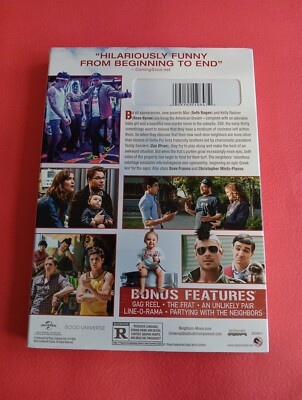 Neighbors DVD Disc 2014 Starring Seth Rogen & Zac Effron Comedy