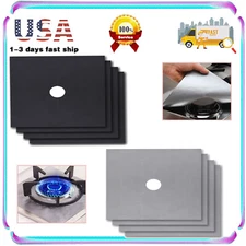 Reusable Gas Stove Burner Cover -Non-Stick Stovetop Burner Liner Range Protector
