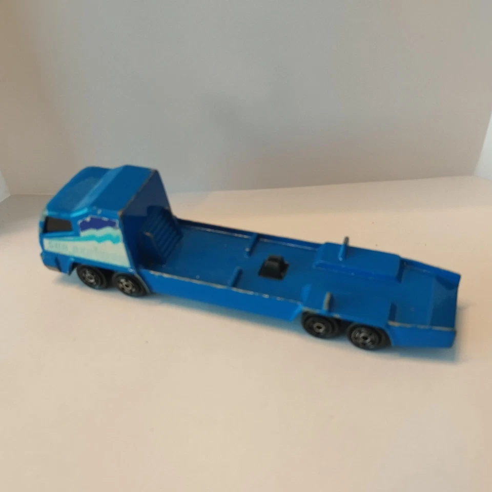 voiture vintage majorette CAMION transporteur 14 cm réf 329-370 sea exploreur - Photo 3/3