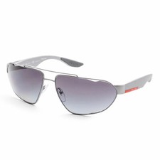 Prada PS56US-4495W166 Men's 66-15-130 Dark Grey Metal Rubber Sunglasses