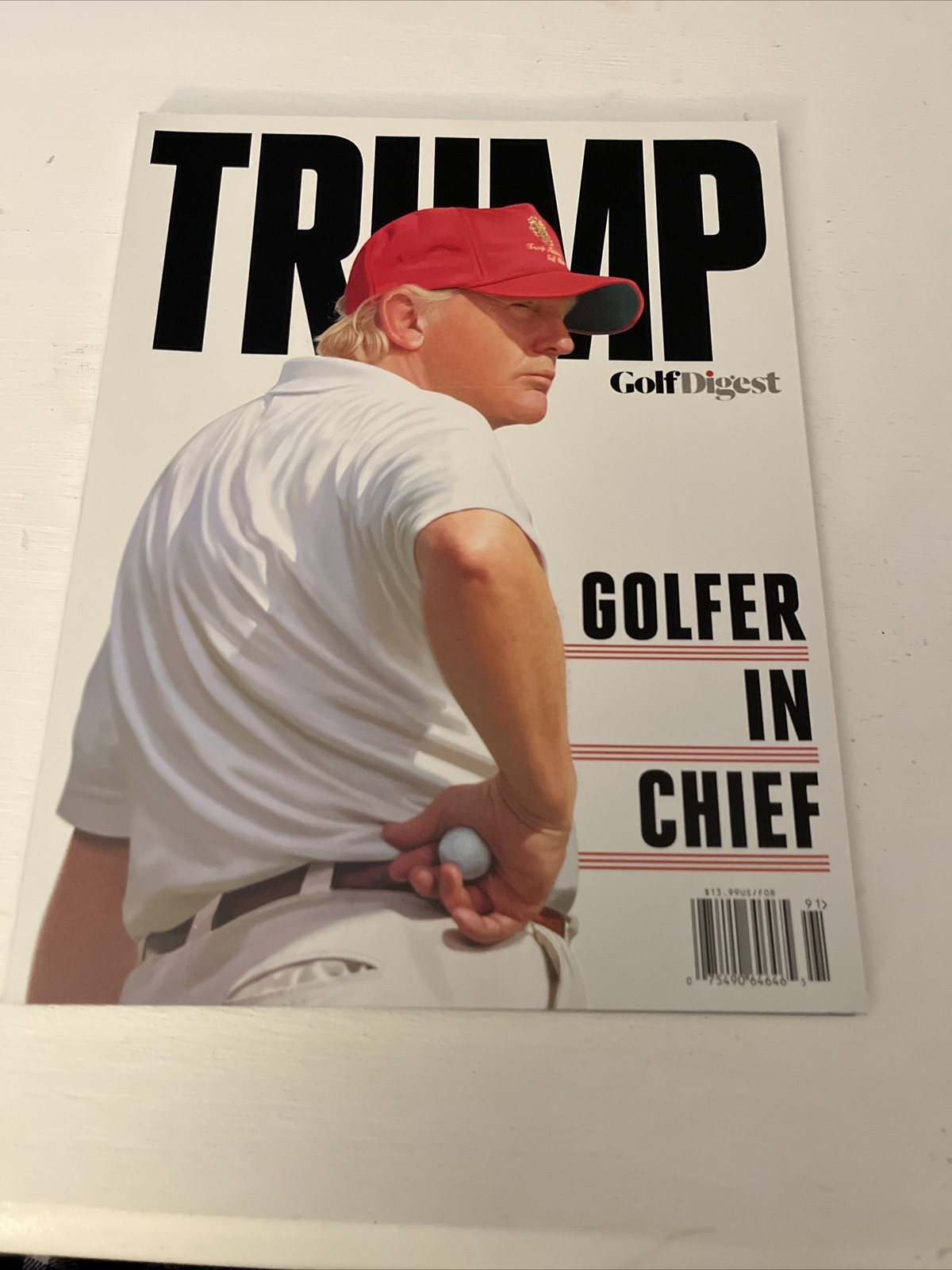 Donald Trump : Golfer In Chief 2017  By  Golf Digest Magazine  Great Pictures F1