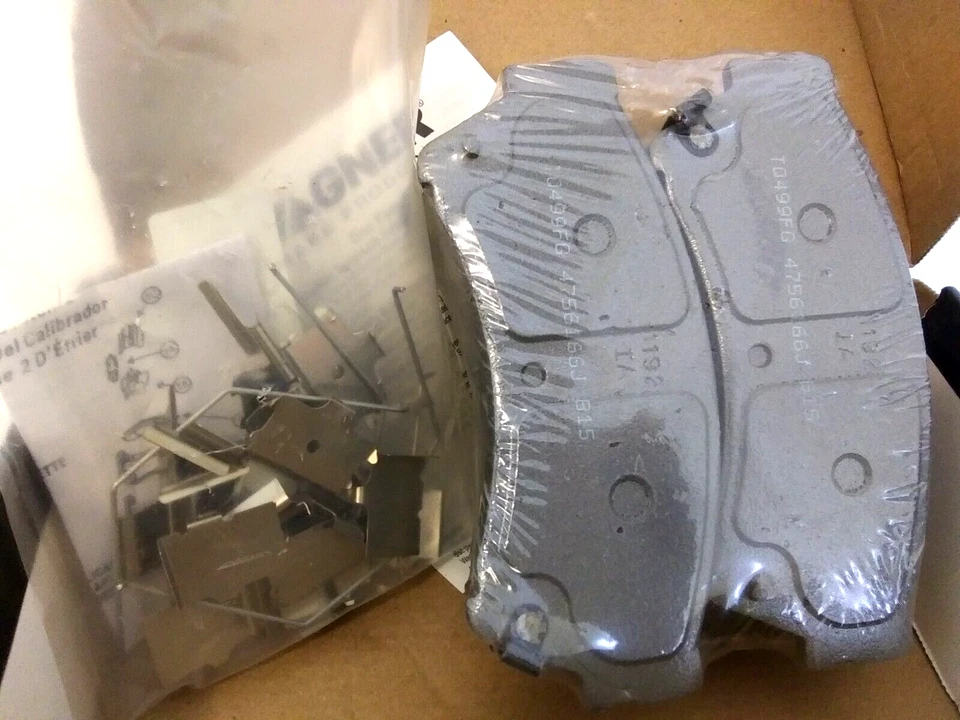 Pastillas de freno Wagner TQ QC1192 herrajes delanteros ranurados de cerámica para Mazda6 2006 2013 Foto 4 de 4