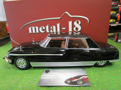 CITROËN DS 21 CHAPRON LORRAINE 1969 PRESIDENT A.POHER noir 1/18