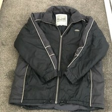 REEBOK VINTAGE MANAGERS COAT BLUE GREY JACKET USED SIZE XL