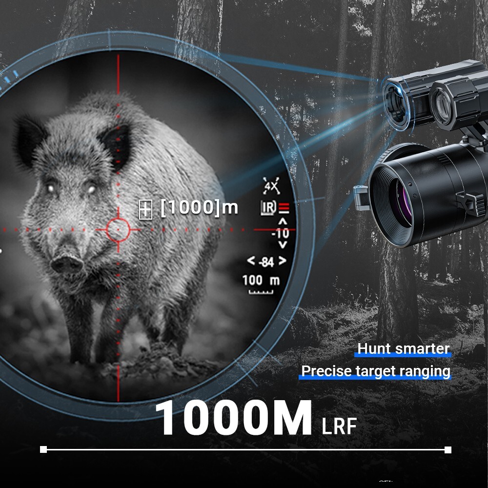 PARD DS37 LRF 850nm 100mm Night Stalker 4K Night Vision Scope with