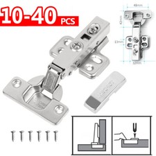 Soft Close Kitchen Cupboard Cabinet Door Hinges Slow Shut Full overlay 35mm