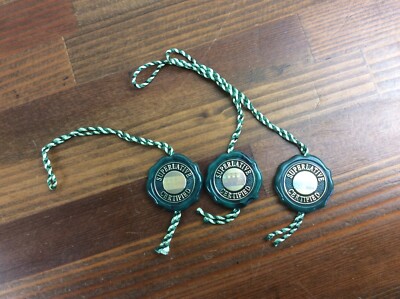 Rolex Superlative Certified Green Hologram Hang Tags SET OF 3 