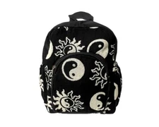 Small Yin Yang Pattern Backpack Handmade Boho Festival Accessory Spiritual Bags