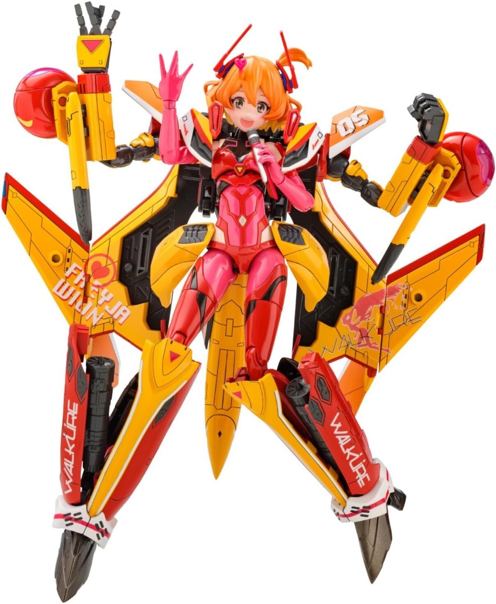 VFG Macross Delta VF-31J Siegfried Freyja Wion Pre-colored plastic