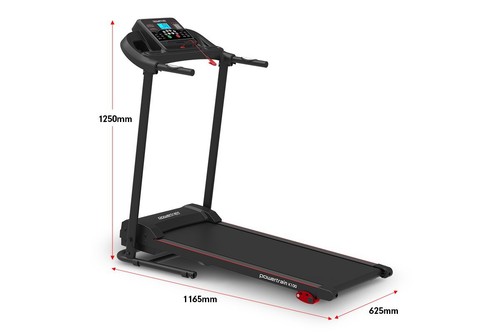 Powertrain K100 Electric Treadmill Foldable Home Gym Cardio - Picture 10 of 10