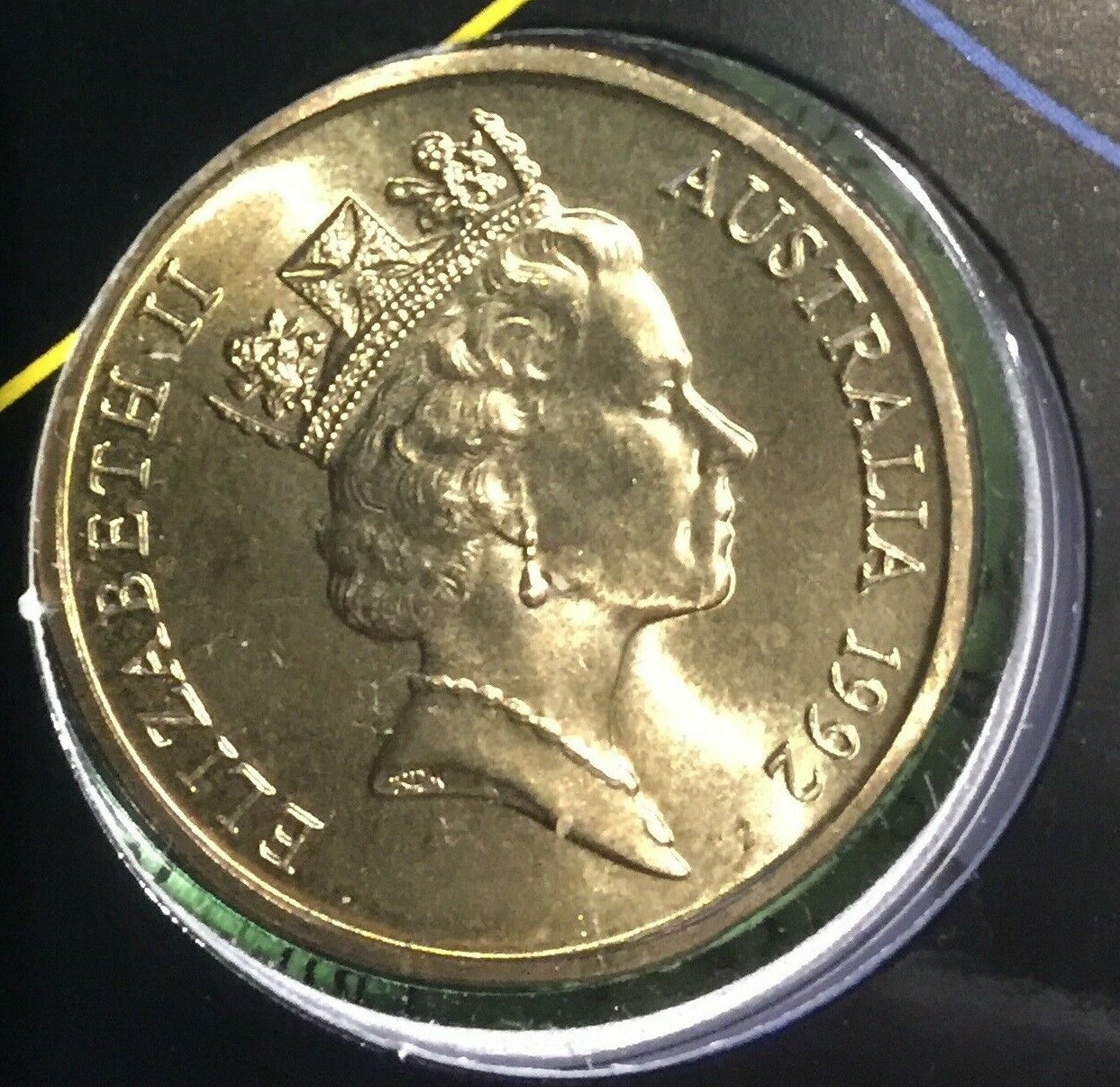 1992-australian-one-dollar-1-coin-barcelona-olympic-games-unc-x