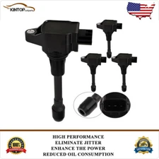 4 Ignition Coils Pack for Nissan Altima Rogue 2.5L Sentra 2.0L Infiniti FX50