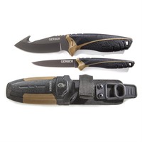 Gerber Myth Field Dress Kit Carbon Stainless Steel Blade & Black Rubber Handle Gerber Myth Field Dress Kit Carbon Stainless Steel Blade & Black Rubber Handle