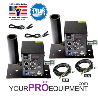 NEW | (2) MPROW CANNON Co2 Jet | DMX 512 Switchable | SPECIAL EFFECTS | FOG | US