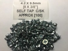 4.2 X 9.5mm Self Tap C/SK Screws Approx 100
