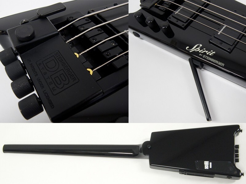 STEINBERGER Spirit XT-2DB Black Headless Bass Guitar with D