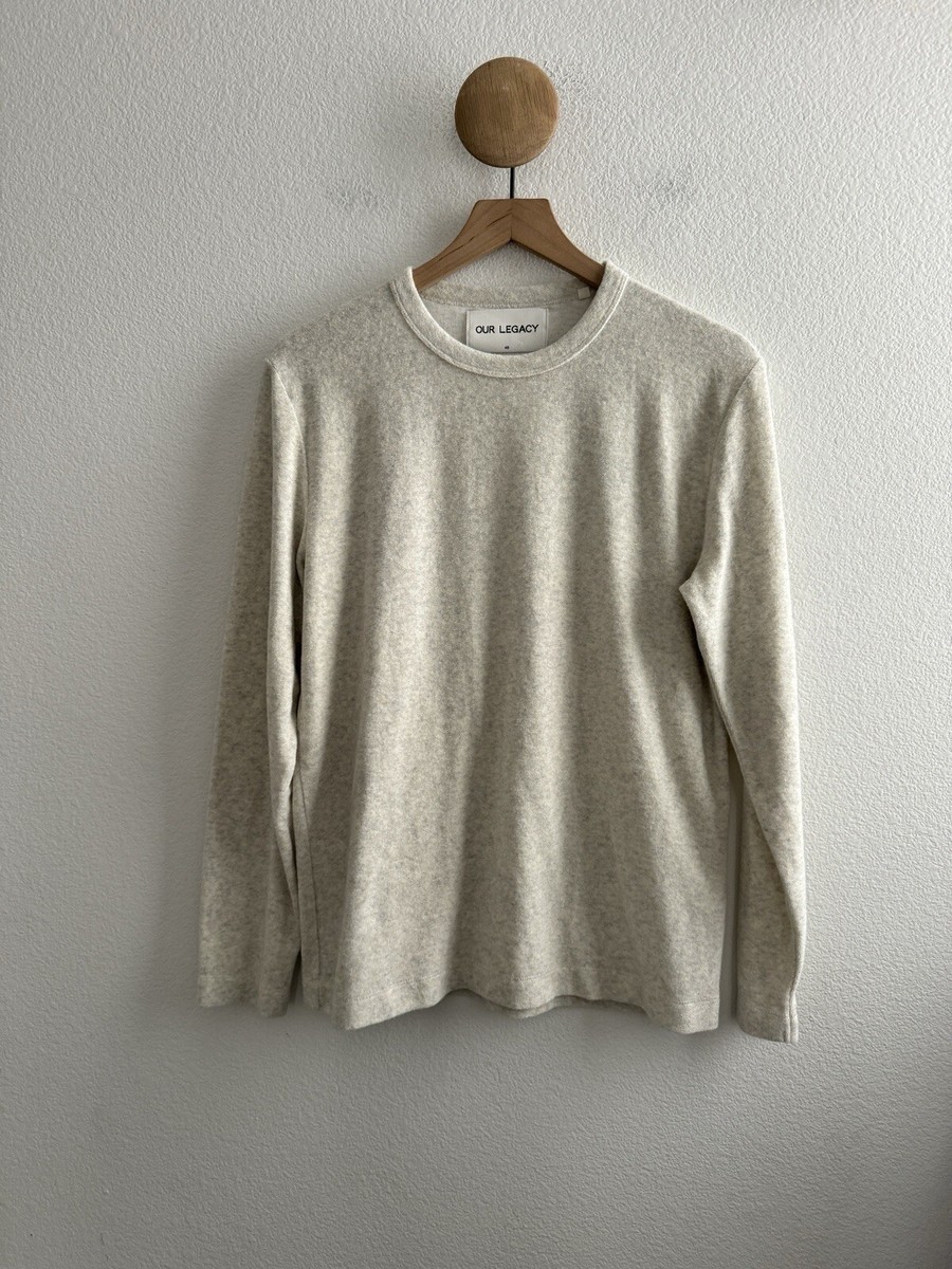 Our Legacy Terry Cloth Long Sleeve Shirt Size 48 | eBay
