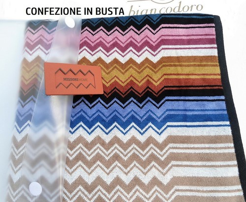 MISSONI set spugne 1 viso cm. 115 x 70 + 1 ospite cm. 70 x 40 , misure max - Picture 10 of 11