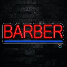 Barber LED Neon Sign 24"L x 8"H #32056