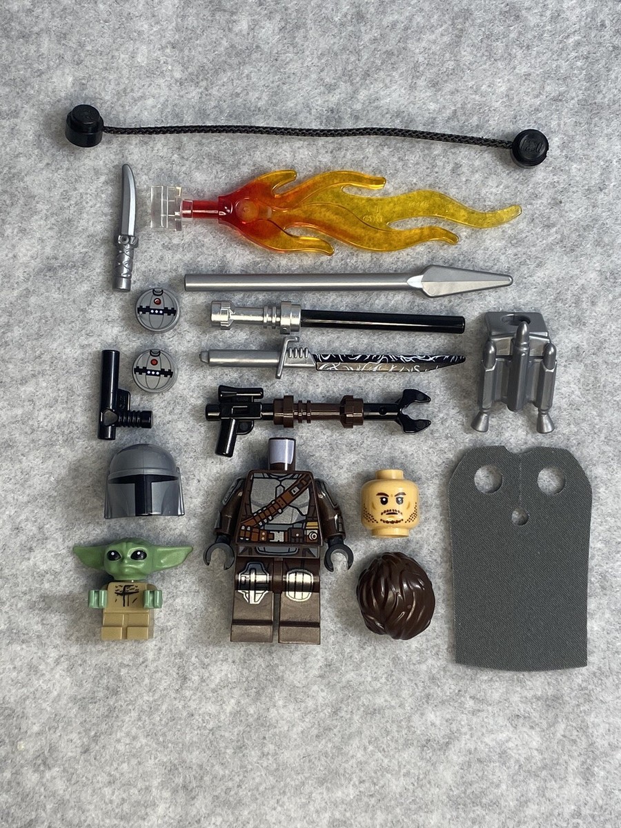 LEGO Mandalorian & Grogu, Custom Darksaber SILVER 75325 Din LEGO Mandalorian & Grogu, Custom Darksaber SILVER 75325 Din