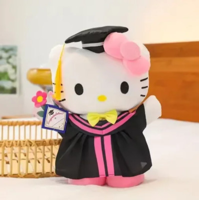 Sanrio Anime Plush 35Cm Cinnamoroll My Melody Kuromi Hello Kitty Graduation Plus
