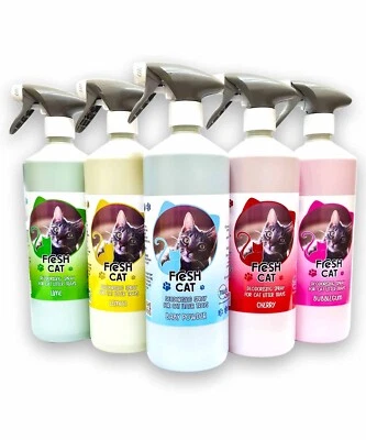Cat Litter Tray Disinfectant Spray 1L Multiple Fragrances Fresh Pet®