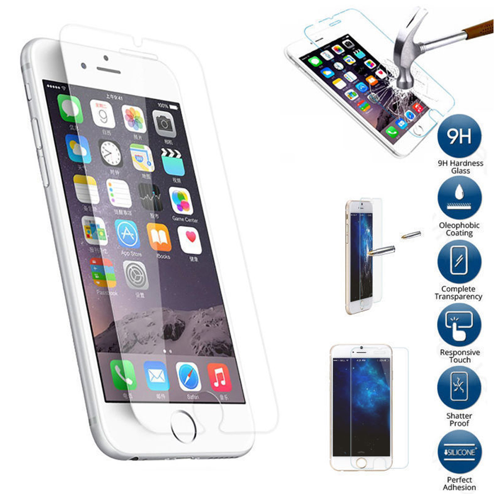 Protector Pantalla Cristal Templado para iPhone 6 6S - 4,7" - Premium...