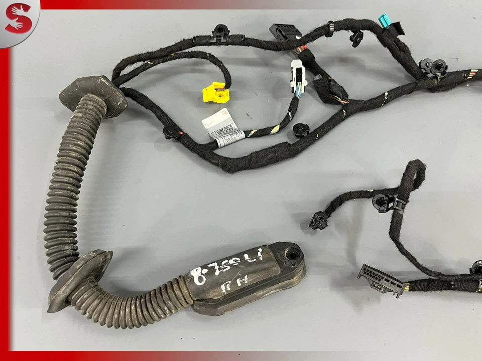 02-08 Arnés de cableado de puerta delantera BMW 745Li 750LI 13318810 OEM Foto 2 de 4