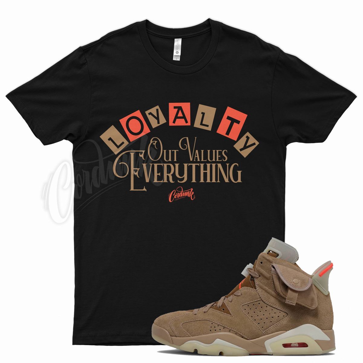 jordan 6 british khaki shirt