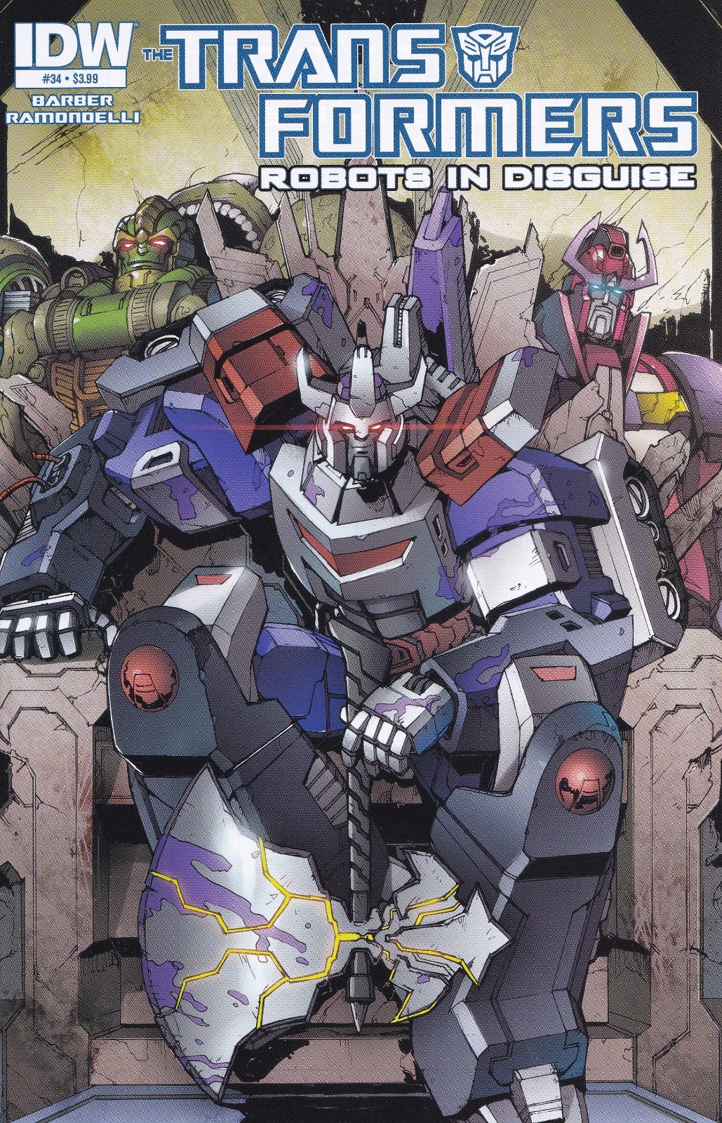 TRANSFORMERS Robots in Disguise #34  Back Issue