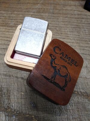 Vtg Unfired 1998 Zippo Camel Since 1913 Cigarette Lighter Silver