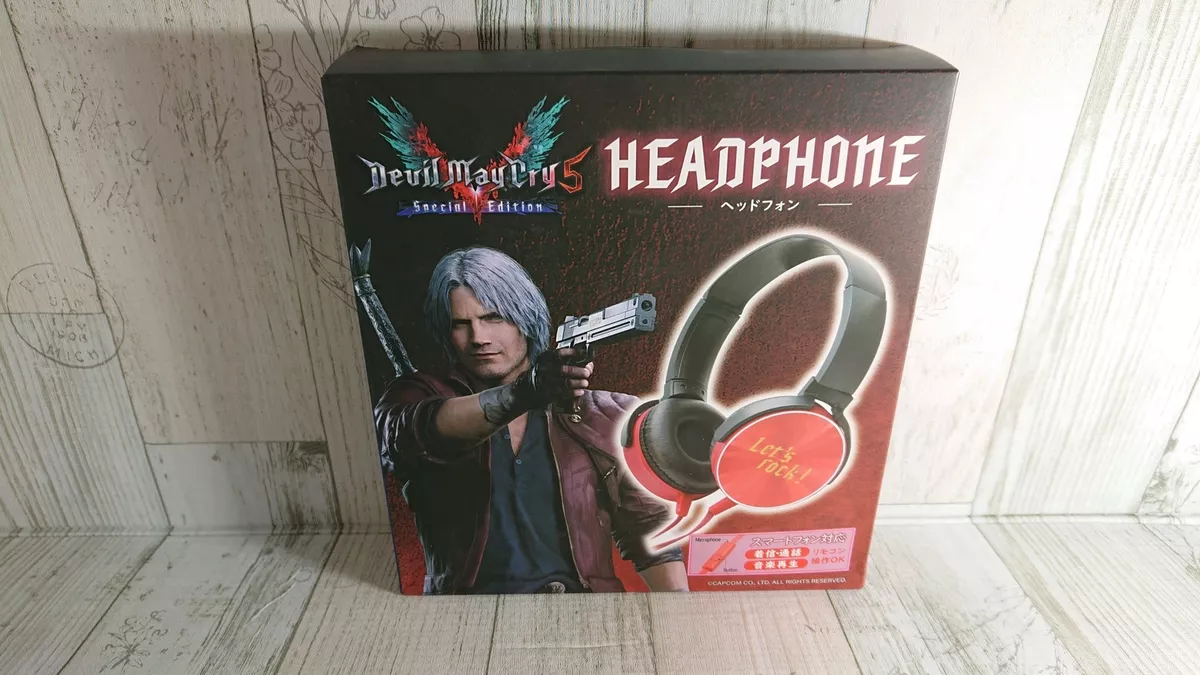 Devil May Cry 5 Special Edition Headphone Red CAPCOM Unopened Item DMC5