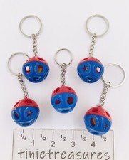 Tupperware keychain mini shape o Ball set of 5 New tinietreasures