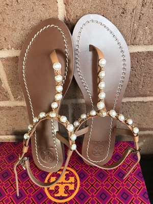 tory burch beaded sandals