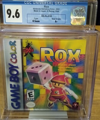 Rox GBC Game Boy Color CGC 9.6 A+ Only Graded Copy & No WATA Listing 