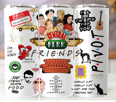 20oz Stainless Steel Tumbler Insulated Travel Mug Friends Show Theme