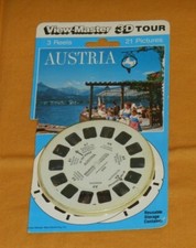 vintage AUSTRIA VIEW-MASTER REELS with original card