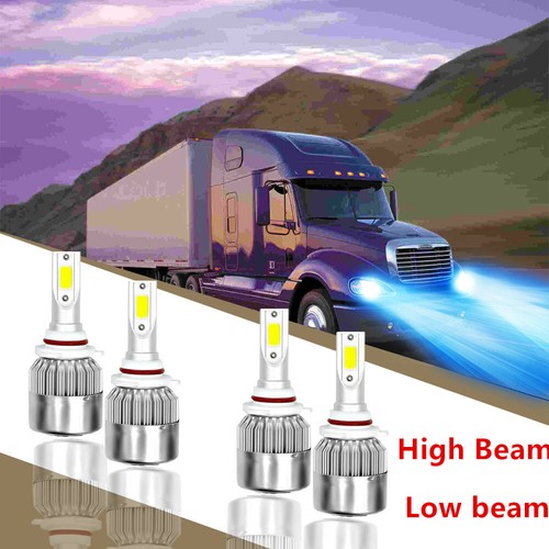 8000K LED Conversion Bulb Kit for Freightliner Columbia Headlights Lamp Low High eBay
