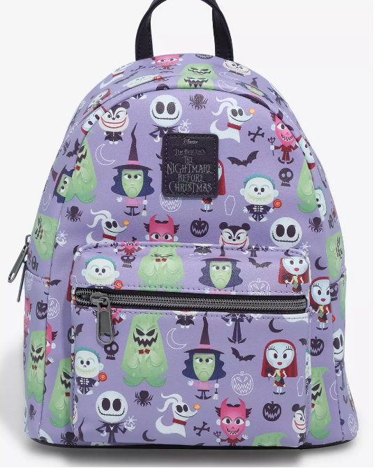 Nightmare Before Christmas Chibi Characters Mini Backpack  display picture 2