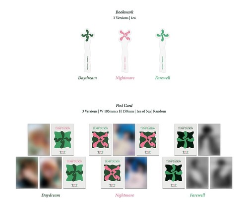 TXT Album THE NAME CHAPTER TEMPTATION CD+Book+2p Card+Poster+Sticker+B.Mark+Gift - Picture 6 of 14