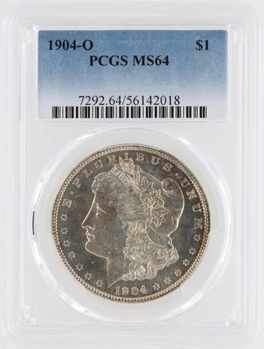 1904-O Morgan Silver Dollar PCGS MS64 S$1 New Orleans Minted No Reserve