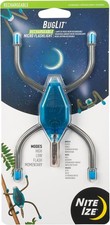 Nite Ize BugLit Rechargeable Micro LED Flashlight Indoor Outdoor Use Light Blue