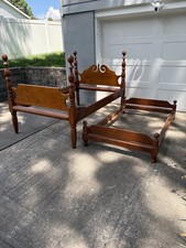 Antique Trundle Bed - Rare includes a bottom bed that rolls underneath